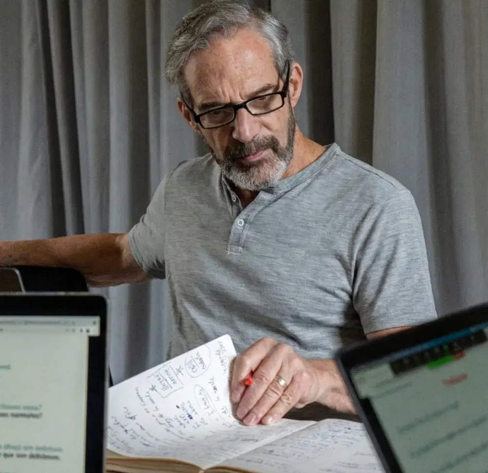 Fluenz Live Online student and coach